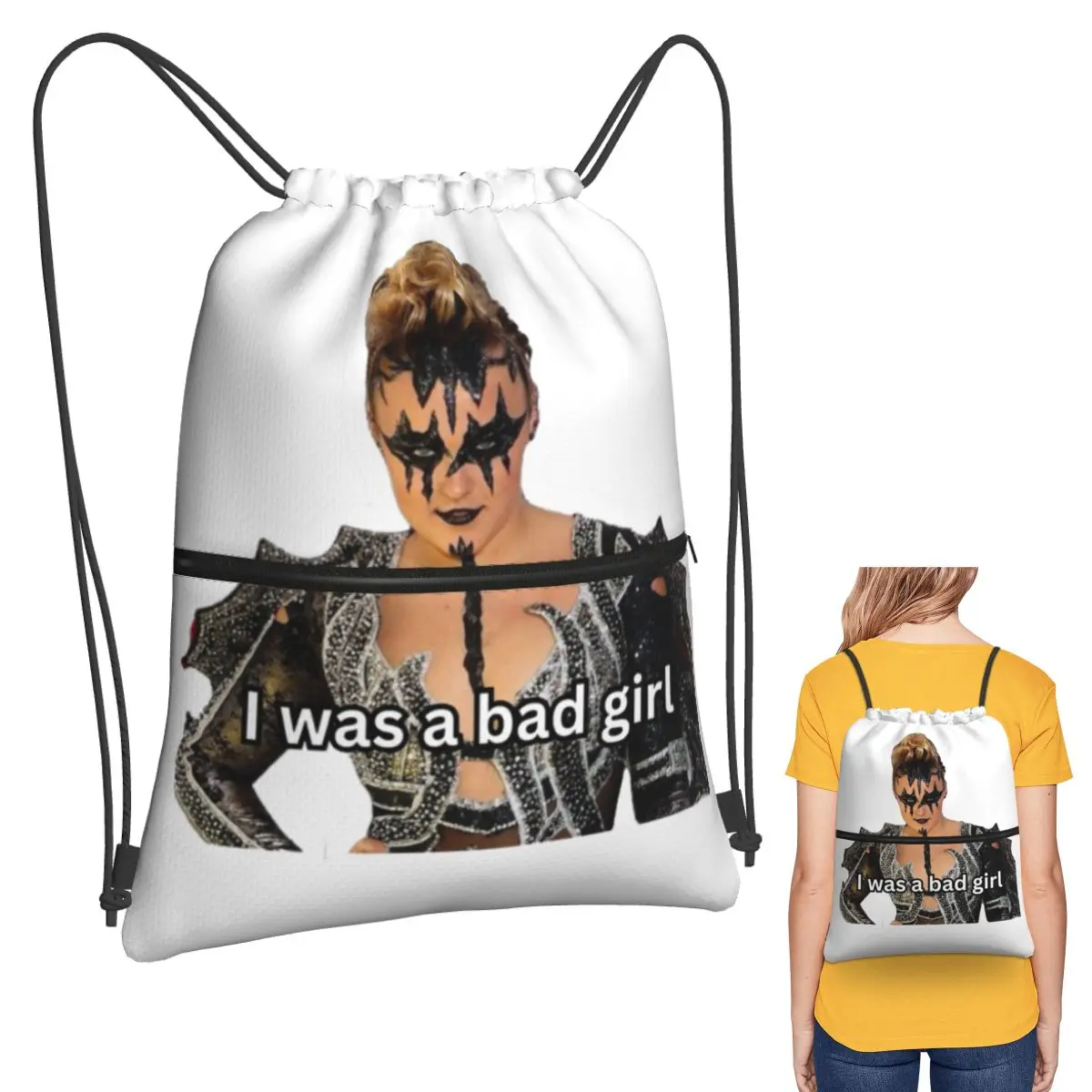 JoJo Siwa Bootleg Singer Karma Album Backpacks Casual Drawstring Bags Sports Bag Book Bags for Man Woman Students
JoJo Siwa Bootleg Singer Karma Album Backpacks Casual Drawstring Bags Sports Bag Book Bags for Man Woman Students