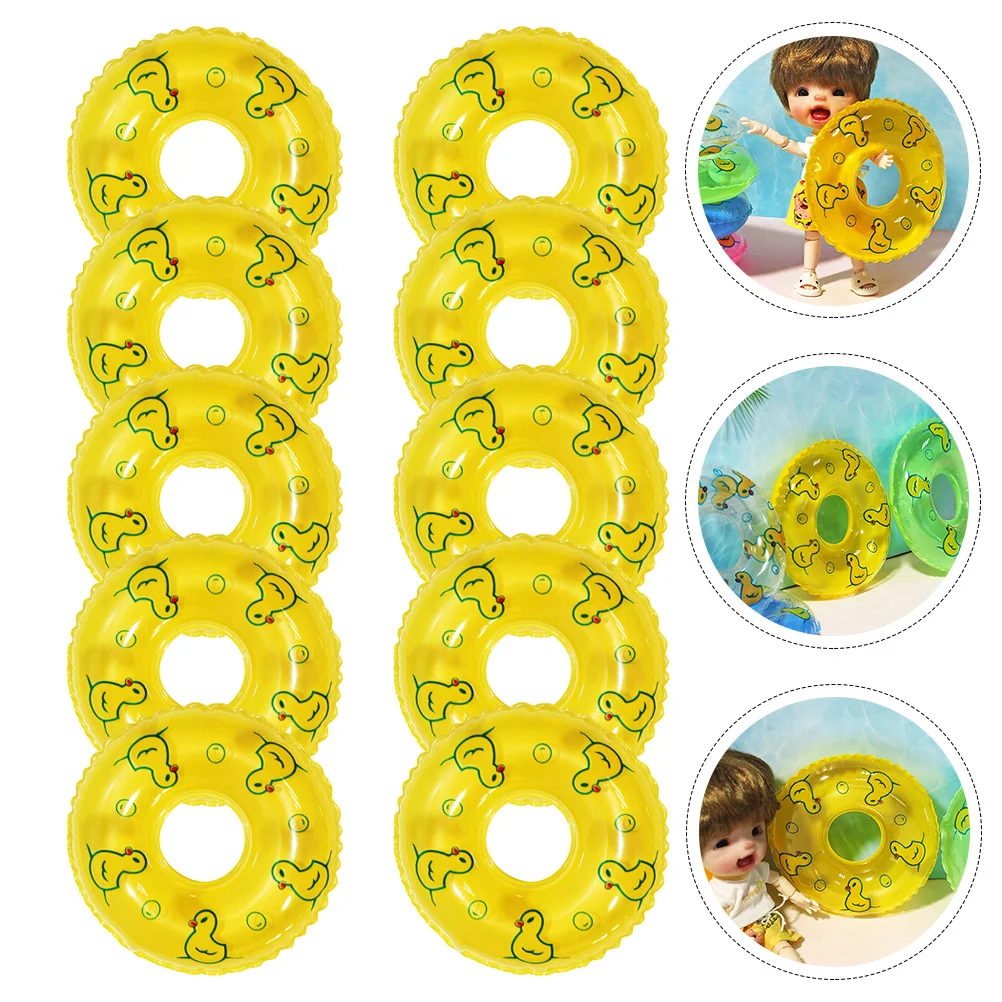 10 Pcs Duckling Swimming Ring Mini Baby Toy House Props Rings Ornaments Pvc Simulated Small Child
10 Pcs Duckling Swimming Ring Mini Baby Toy House Props Rings Ornaments Pvc Simulated Small Child