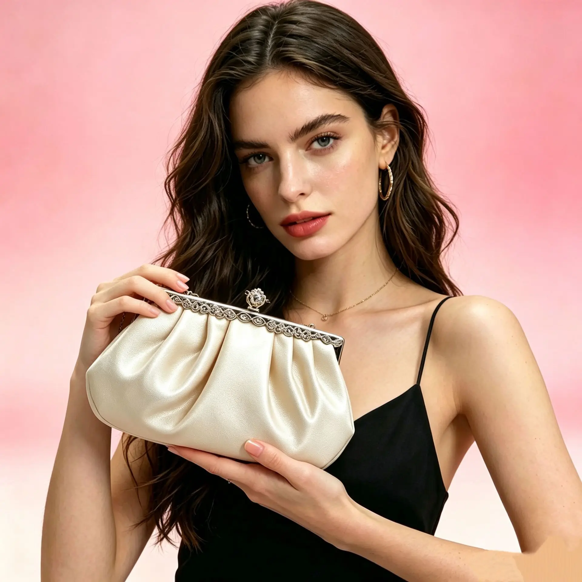 Classic Apricot Black Simple Small Clutch Purse for Women Daily Commuting Shoulder Bag Crossbody Prom Party Clutches Handbags
Classic Apricot Black Simple Small Clutch Purse for Women Daily Commuting Shoulder Bag Crossbody Prom Party Clutches Handbags