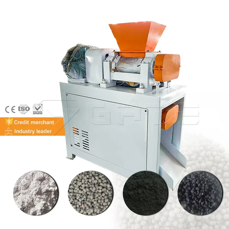 GATE 0.8-1T/H Compound Fertilizer Granulating Machine Double Roller Press Granulator For Organic Fertilizer Granular Machine
GATE 0.8-1T/H Compound Fertilizer Granulating Machine Double Roller Press Granulator For Organic Fertilizer Granular Machine