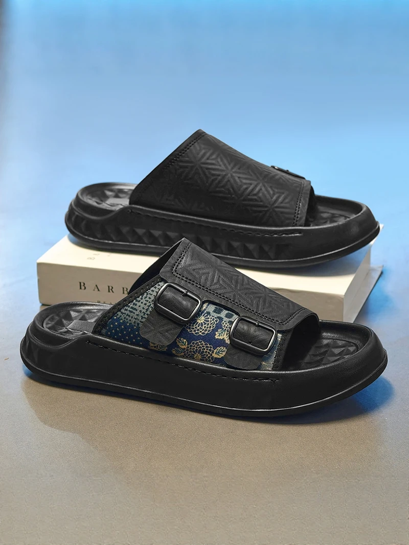 Men's Summer Outdoor Sports Casual Beach Sandals Anti-Slip Wear-Resistant Thick Bottom Slip-On Dad Slippers EVA Material
Men's Summer Outdoor Sports Casual Beach Sandals Anti-Slip Wear-Resistant Thick Bottom Slip-On Dad Slippers EVA Material