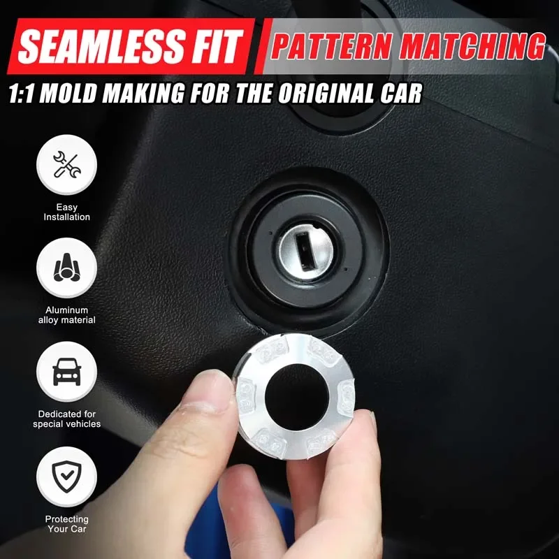 For Seat Leon 2008-2012 Aluminum Alloy Car Keyhole Decorative Ring Interior Protection Sticker
For Seat Leon 2008-2012 Aluminum Alloy Car Keyhole Decorative Ring Interior Protection Sticker