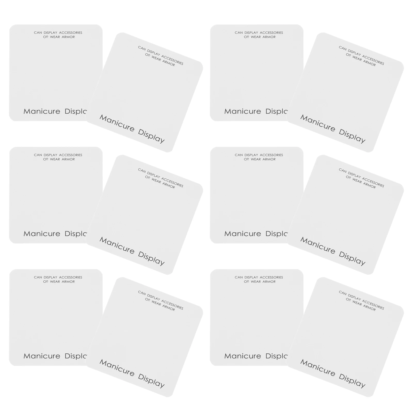 40pcs Storage Cards for Nail Tips Manicure Display White Paper False Manicure Display Card Nails Showing Board Accessory
40pcs Storage Cards for Nail Tips Manicure Display White Paper False Manicure Display Card Nails Showing Board Accessory