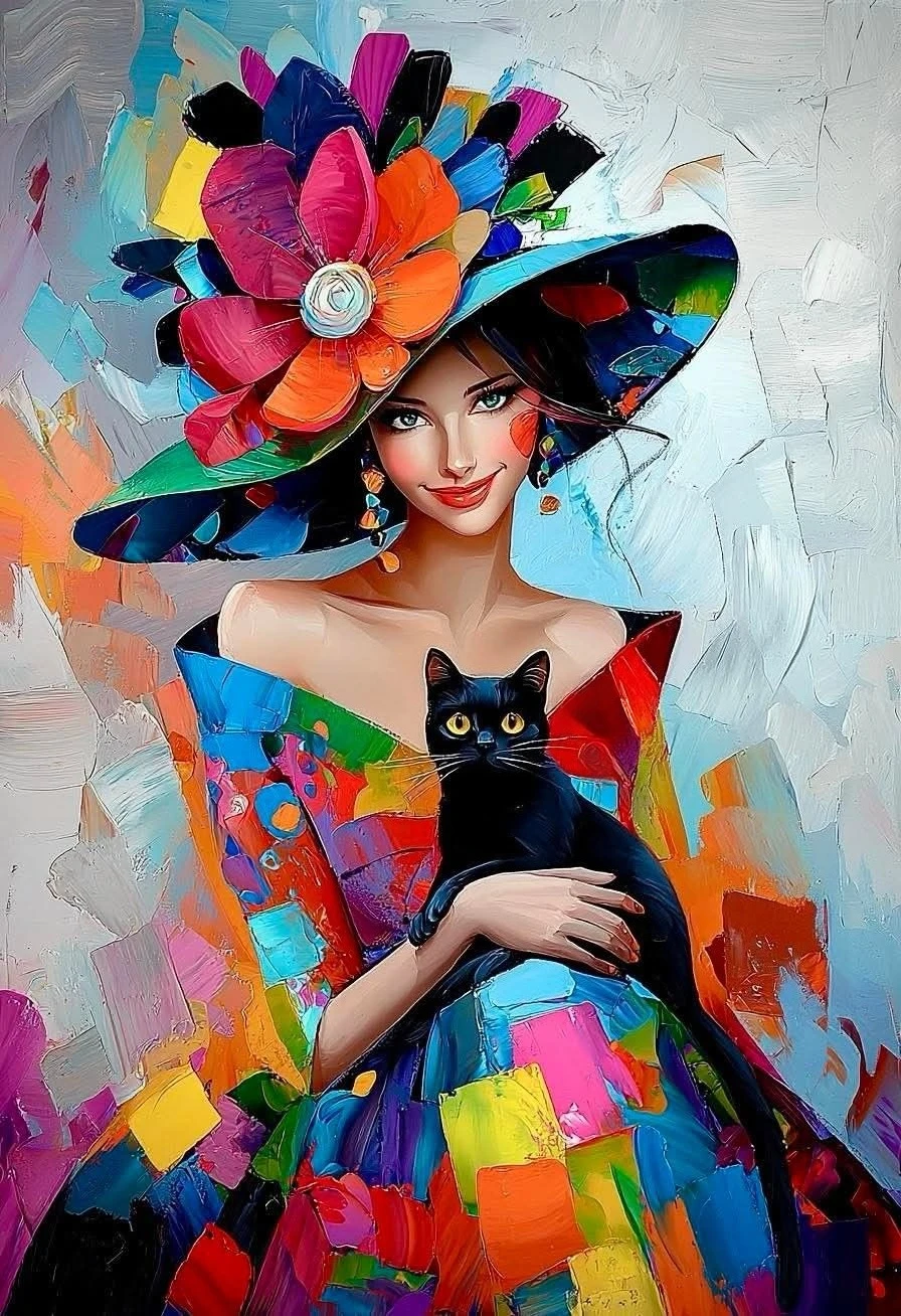 500/1000/1200/2000 PCS Jigsaw Puzzles Elegant Woman and Cat Portrait Family Activity Game for Gameroom Bedroom Home Decor
500/1000/1200/2000 PCS Jigsaw Puzzles Elegant Woman and Cat Portrait Family Activity Game for Gameroom Bedroom Home Decor