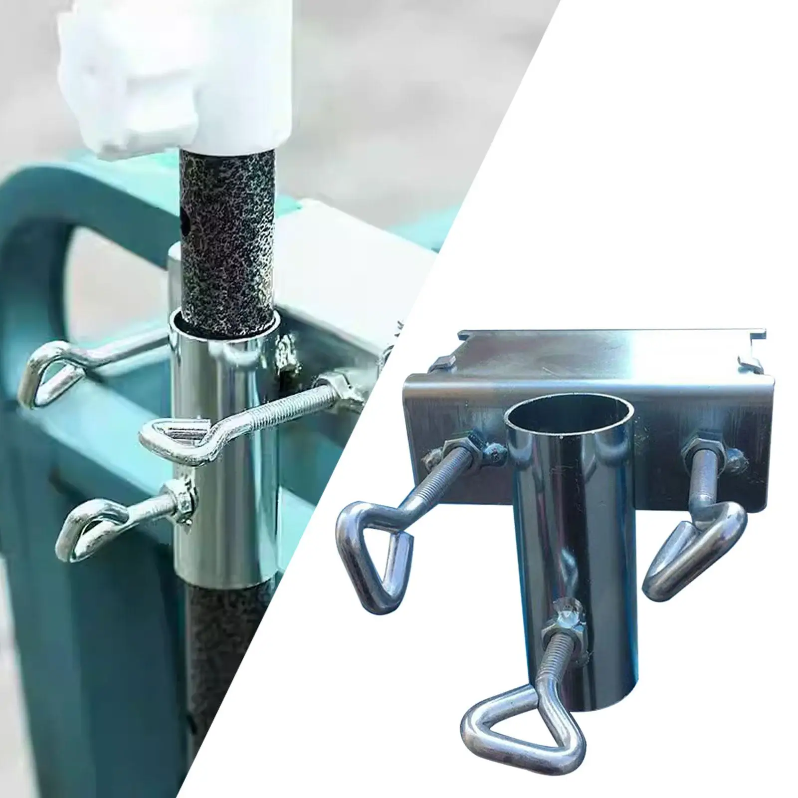Patio Umbrella Holder Patio Parasol Stand Clip Silver Umbrella Deck Mount Heavy Duty for Garden Yard Lawn Balcony Deck
Patio Umbrella Holder Patio Parasol Stand Clip Silver Umbrella Deck Mount Heavy Duty for Garden Yard Lawn Balcony Deck