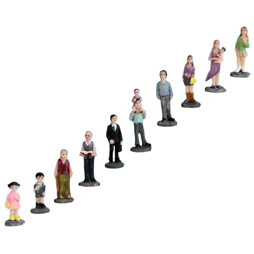 10 Pcs Family Figurines Resin People Statues Small Size Toy House Decor Sand Table Props Mini Landscape Layout
10 Pcs Family Figurines Resin People Statues Small Size Toy House Decor Sand Table Props Mini Landscape Layout