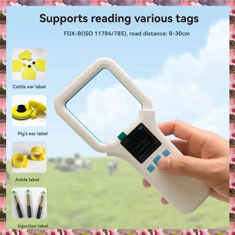 2025 Animal RFID Reader 134.2Khz/125Khz Pet ID Scanner Animal Tag Reader Bluetooth Handheld Mini Scanner For Dog Cat Horse,Anima
2025 Animal RFID Reader 134.2Khz/125Khz Pet ID Scanner Animal Tag Reader Bluetooth Handheld Mini Scanner For Dog Cat Horse,Anima