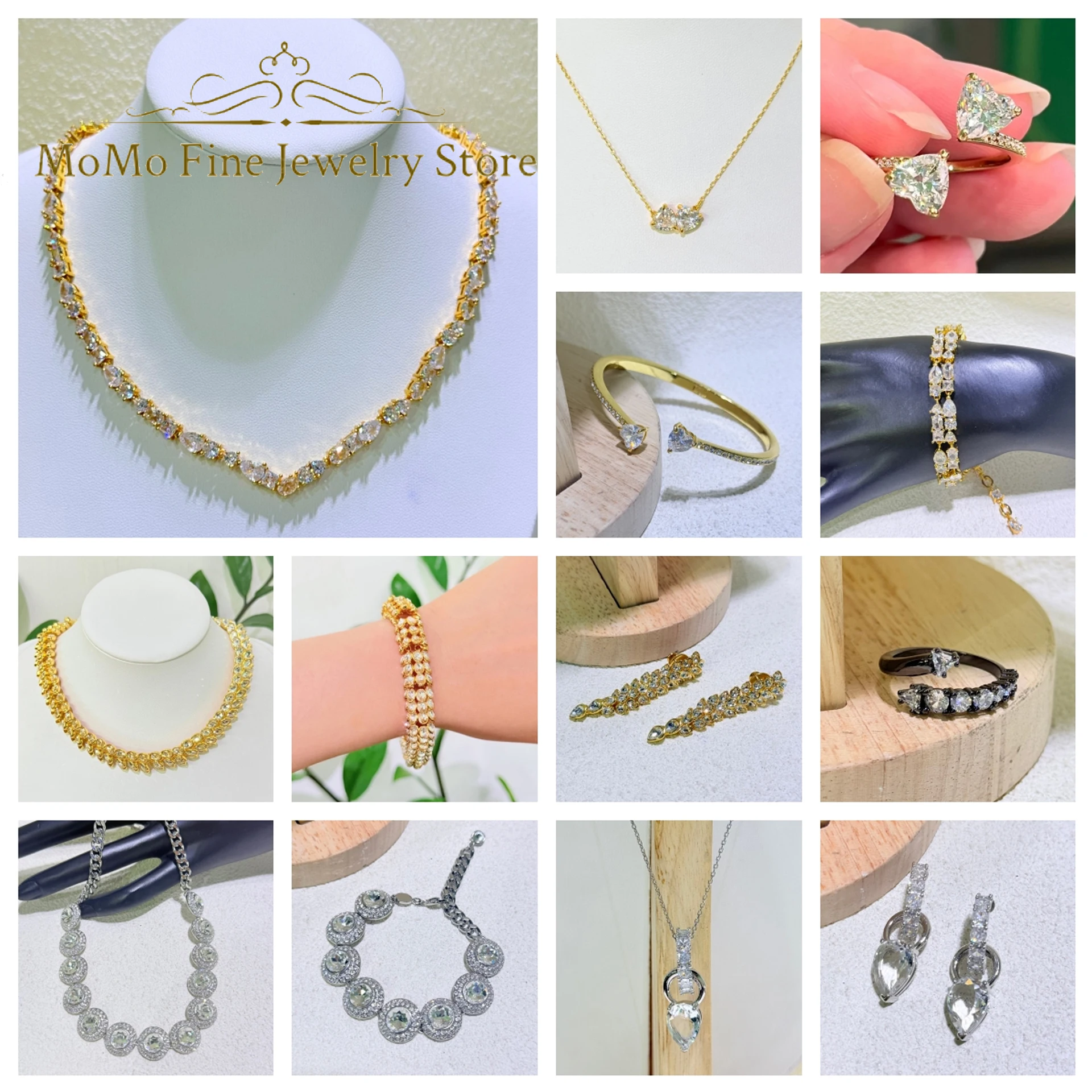 2025 New Fine Jewelry Set Luxury White Gold High Quality Geometric Crystal Luxury Necklace Bracelet Earrings Ring Gift for Women
2025 New Fine Jewelry Set Luxury White Gold High Quality Geometric Crystal Luxury Necklace Bracelet Earrings Ring Gift for Women