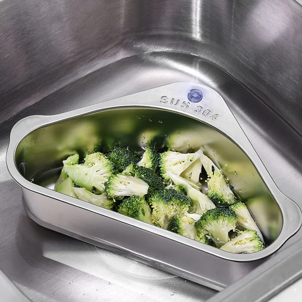 1pc Stainless Steel Sink Strainer Multi Purpose Sink Mesh Colander Suction Dish Drying Rack Kitchen Storage Holder
1pc Stainless Steel Sink Strainer Multi Purpose Sink Mesh Colander Suction Dish Drying Rack Kitchen Storage Holder