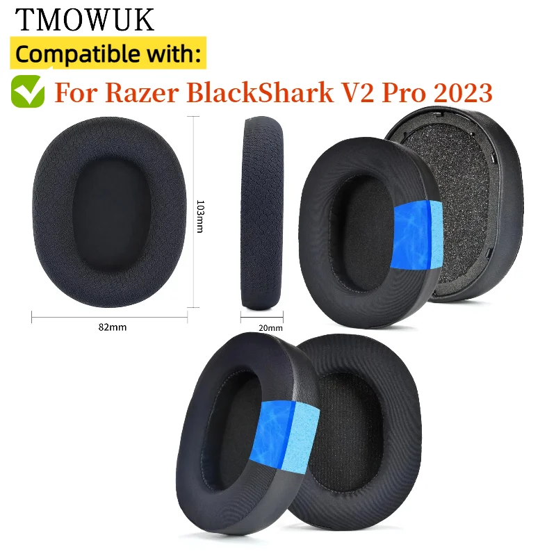 Replacement Cooling Gel Football mesh memory sponge Ear Pads For Razer BlackShark V2 Pro 2023 Headphones
Replacement Cooling Gel Football mesh memory sponge Ear Pads For Razer BlackShark V2 Pro 2023 Headphones