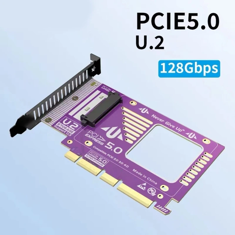 PCIe 1X Interfaces Card PCIE 5.0 to U3 SFF-8639 Port for Enhances Data Transfer
PCIe 1X Interfaces Card PCIE 5.0 to U3 SFF-8639 Port for Enhances Data Transfer