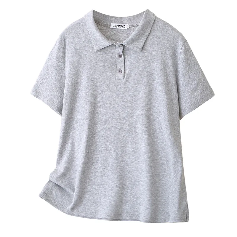 2026 Summer Plus Size Women Solid Color Polo Shirt Short Sleeve Minimalist All Match Slim Casual Tops For Curvy Ladies 079
2026 Summer Plus Size Women Solid Color Polo Shirt Short Sleeve Minimalist All Match Slim Casual Tops For Curvy Ladies 079