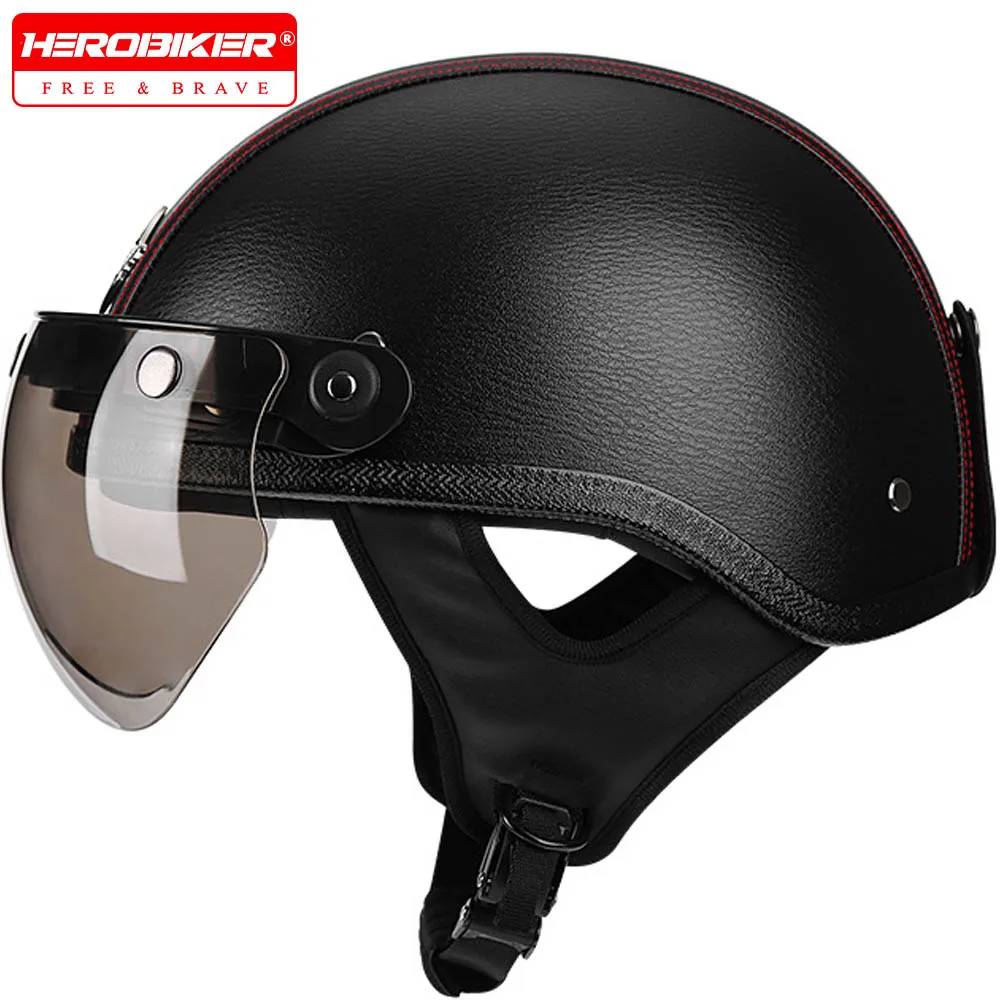 German Retro Helmet Motorcycle Helmet Half Face Helmets Riding Anti Fall Helmet Motocross Four Seasons Helmet Moto Accessories
German Retro Helmet Motorcycle Helmet Half Face Helmets Riding Anti Fall Helmet Motocross Four Seasons Helmet Moto Accessories