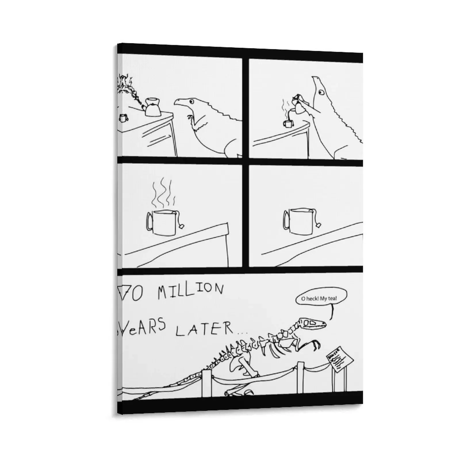 Dinosaur forgets tea Canvas Painting room decorations Home decoration pictures for wall
Dinosaur forgets tea Canvas Painting room decorations Home decoration pictures for wall