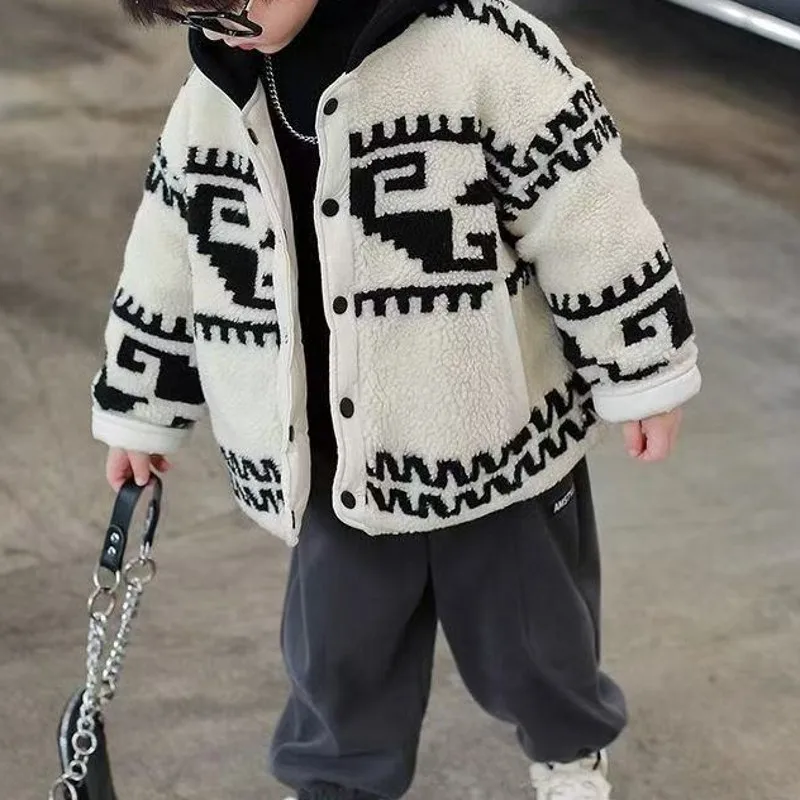 New Boy Jackets Two Sides Wear Thickness Kids Coats Baby Children Outerwear Winter Autumn 2025-203
New Boy Jackets Two Sides Wear Thickness Kids Coats Baby Children Outerwear Winter Autumn 2025-203