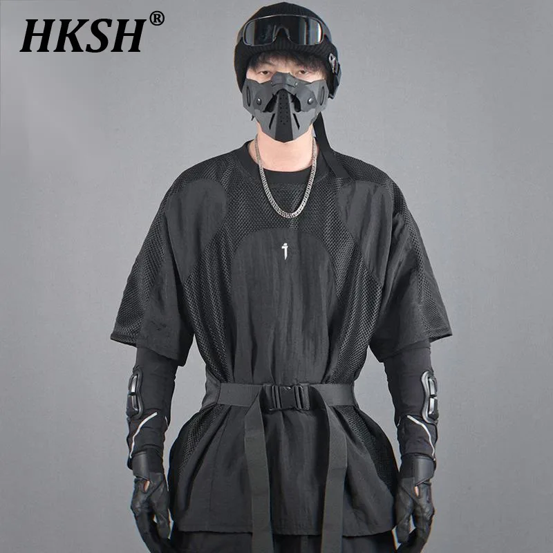 HKSH Spring Summer New Men's Tide High Street Heavy Outdoor Sports Short Sleeve T-shirt Loose Chic Casual O-Neck Tops Ins HK6412
HKSH Spring Summer New Men's Tide High Street Heavy Outdoor Sports Short Sleeve T-shirt Loose Chic Casual O-Neck Tops Ins HK6412