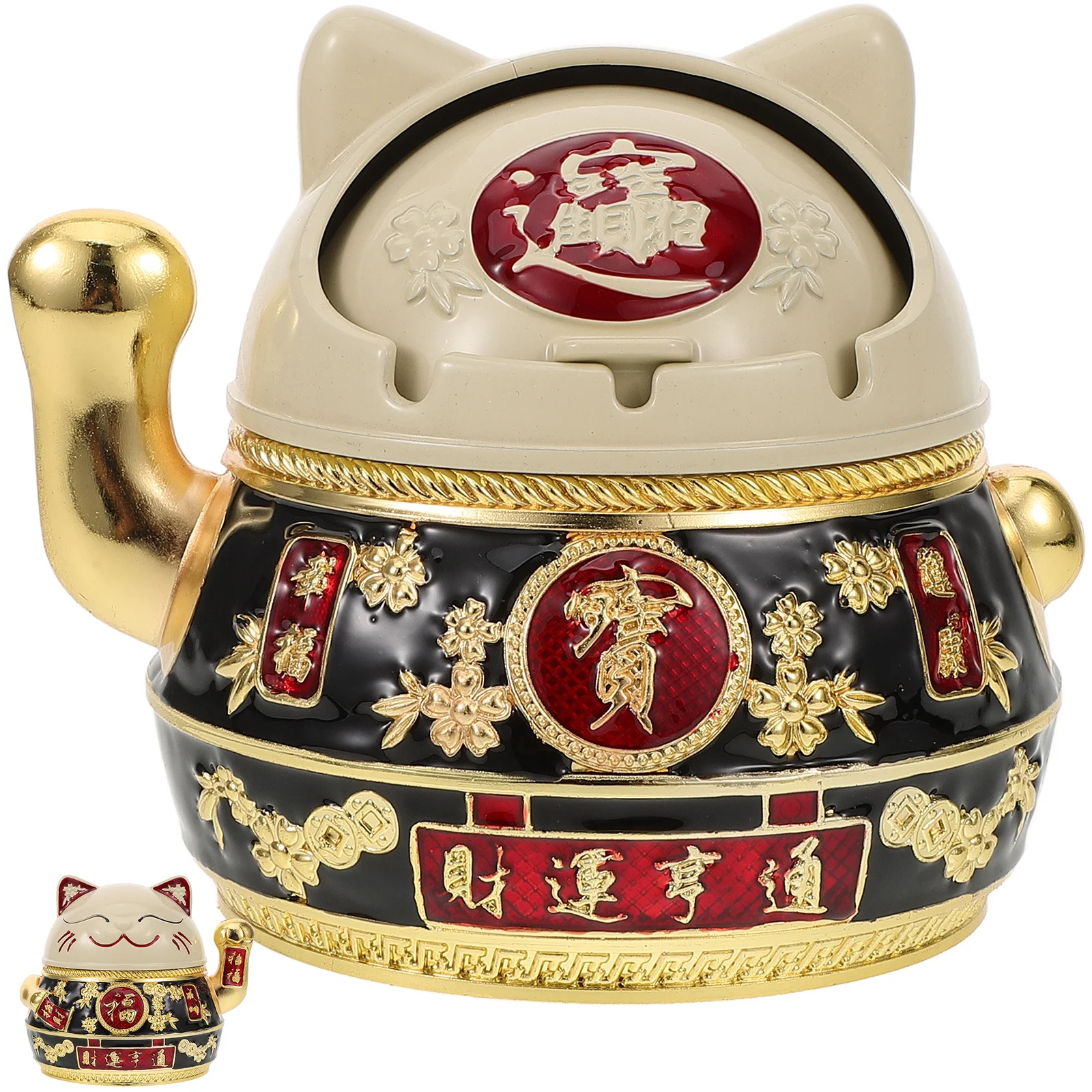 Lucky Cat Alloy Desktop Table Holder For Home Cat Shape Ashtray Office Decor Cigarette Ash Container Smoke Accessory
Lucky Cat Alloy Desktop Table Holder For Home Cat Shape Ashtray Office Decor Cigarette Ash Container Smoke Accessory