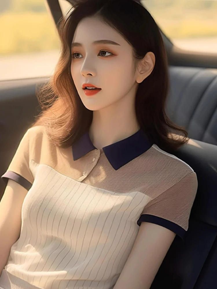 Удобная утягивающая футболка из ледяного шелка ort Sve Ne Top Sli, уникальная красивая корейская футболка Sle Commute Faion
Удобная утягивающая футболка из ледяного шелка ort Sve Ne Top Sli, уникальная красивая корейская футболка Sle Commute Faion