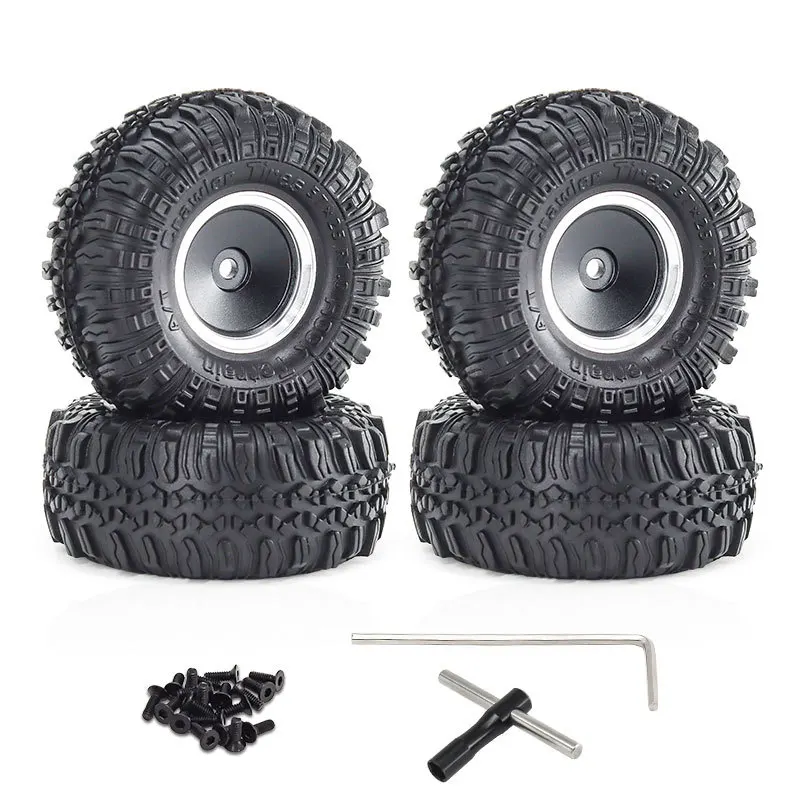 4pcs D260 1.0 Inch Aluminum Alloy Wheel Hub Tire Rim for 1/18 TRX4M Land Rover Range Rover SCX24 Rock Crawler
4pcs D260 1.0 Inch Aluminum Alloy Wheel Hub Tire Rim for 1/18 TRX4M Land Rover Range Rover SCX24 Rock Crawler