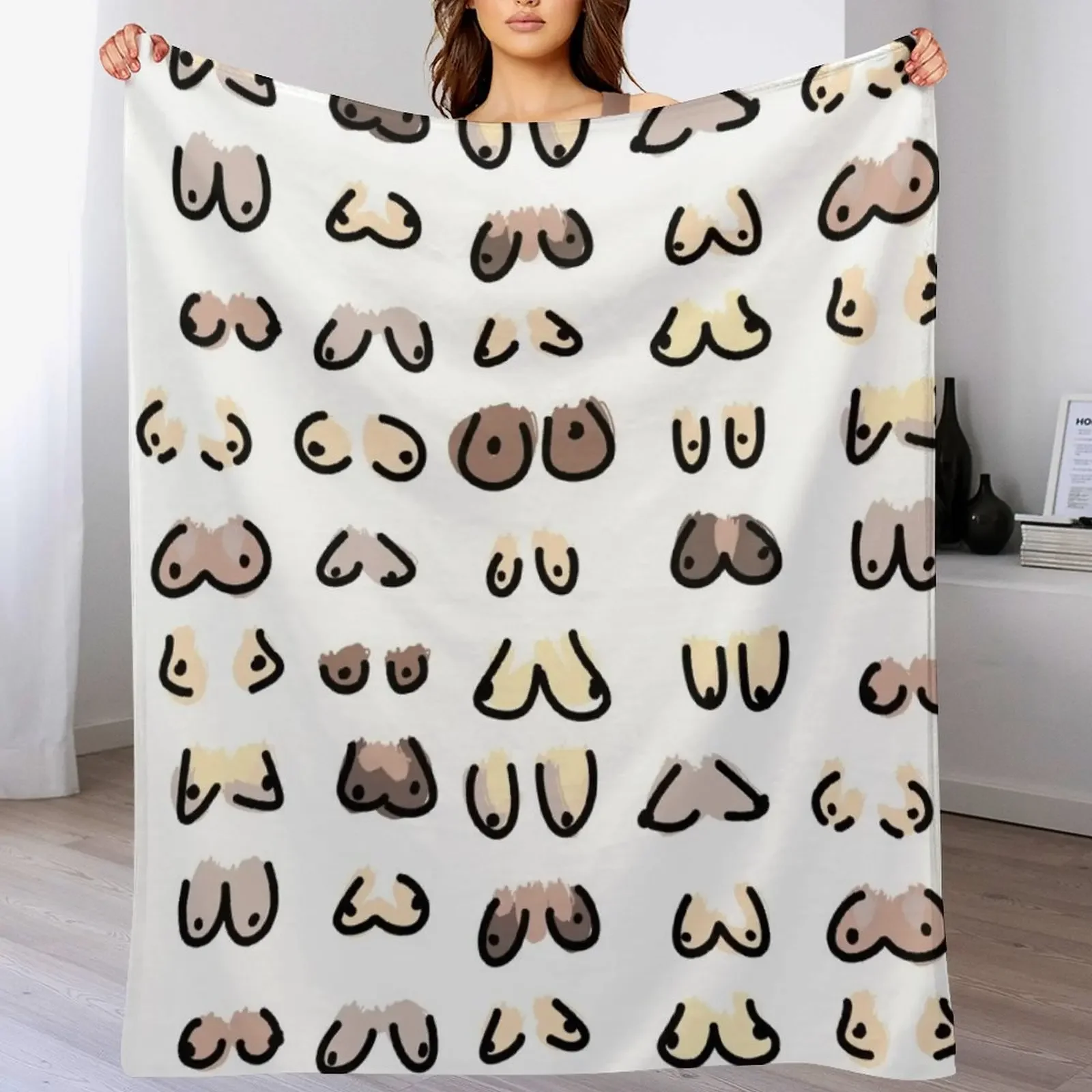 BOOBS Shower Curtain Throw Blanket Warm Flannel Blanket for Couch Chair Bedroom
BOOBS Shower Curtain Throw Blanket Warm Flannel Blanket for Couch Chair Bedroom