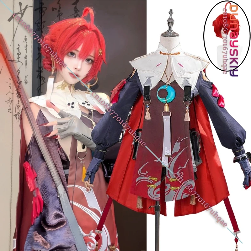 Danjin Cosplay Costume Wig Wuthering Waves Dress Uniform Midnight Rangers Mutant Resonator Jinzhou Halloween Women Customized
Danjin Cosplay Costume Wig Wuthering Waves Dress Uniform Midnight Rangers Mutant Resonator Jinzhou Halloween Women Customized