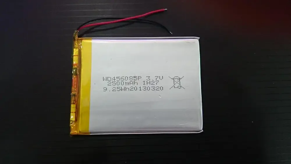 New 3.7V Polymer Lithium Battery 456085P 2500mah Tablet Rechargeable Lithium Battery Rechargeable Li-ion Cell A Good
New 3.7V Polymer Lithium Battery 456085P 2500mah Tablet Rechargeable Lithium Battery Rechargeable Li-ion Cell A Good