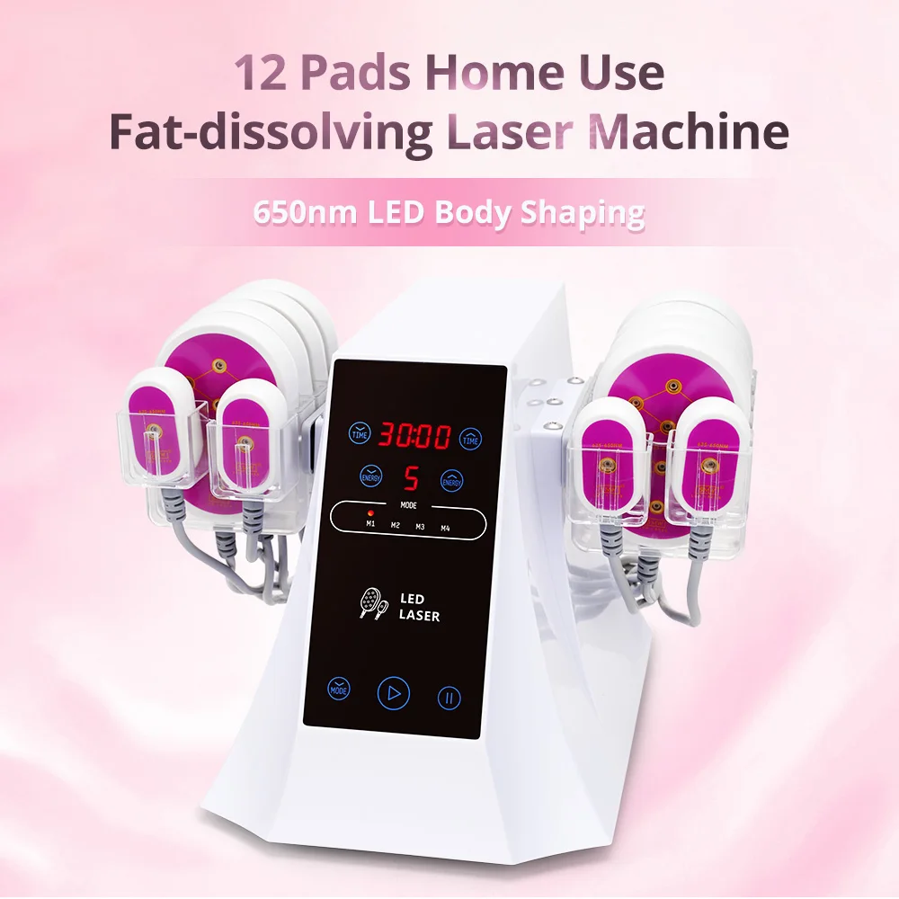 Portable 12 Pads Vaccum 650nm Therapy Cupping Lift Butt Device Body Slimming Body Contouring Weight Loss Beauty Machine
Portable 12 Pads Vaccum 650nm Therapy Cupping Lift Butt Device Body Slimming Body Contouring Weight Loss Beauty Machine