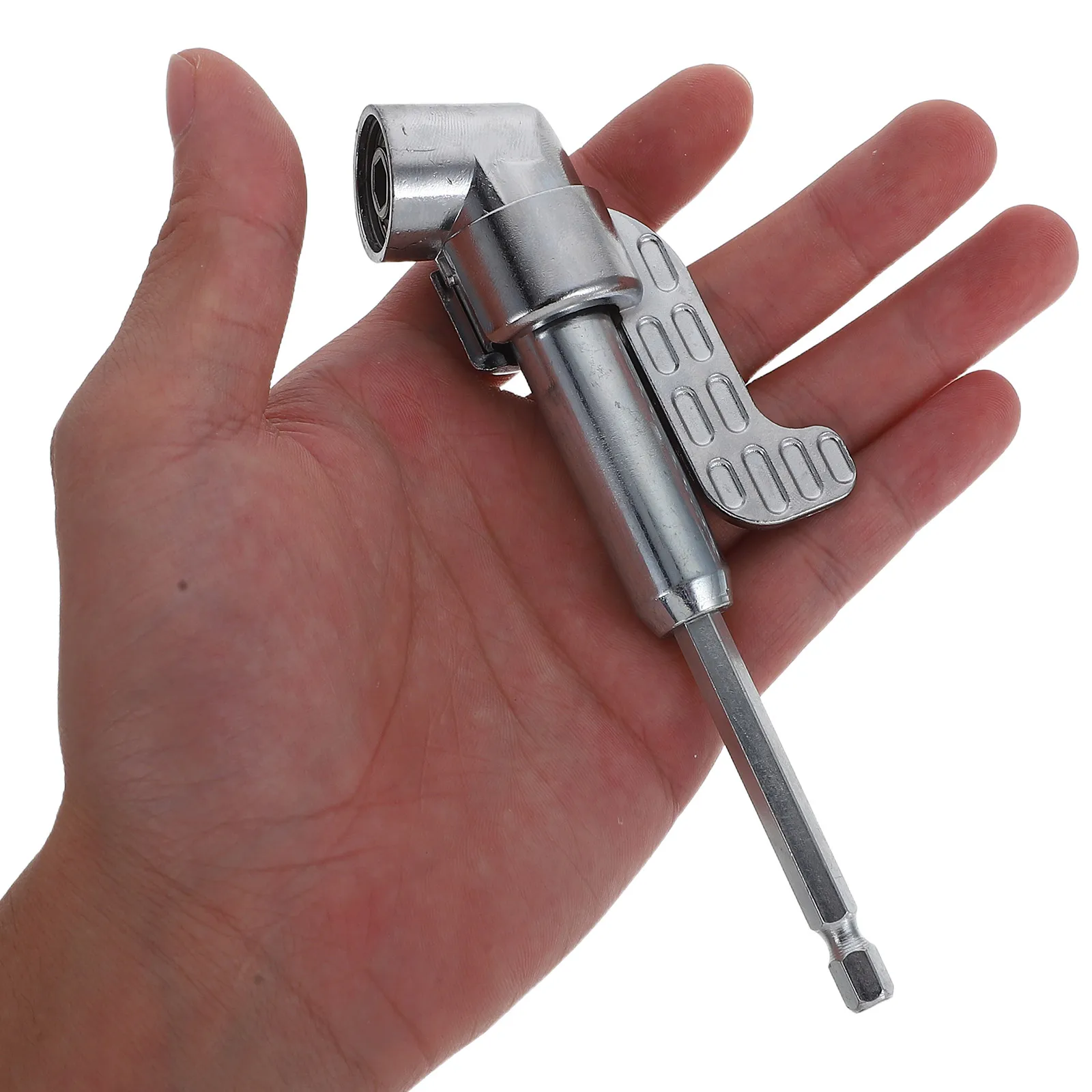 105 Degree Right Angle Driver Electric Screwdriver Head Cordless Extension Bit Drill Attachment Adapter Angled Socket Wrench
105 Degree Right Angle Driver Electric Screwdriver Head Cordless Extension Bit Drill Attachment Adapter Angled Socket Wrench