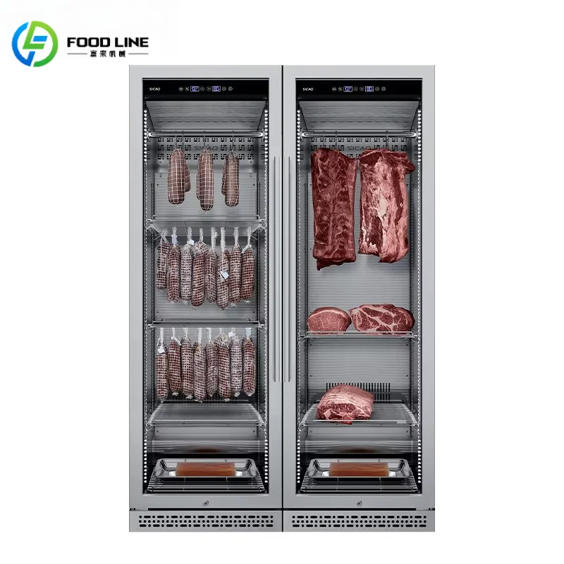 Customized Home Restaurant Beef Steak Sour Acid Dry Ager Cabinet Built in Stainless Steel Dry Aging Aged Fridge Refrigerator
Customized Home Restaurant Beef Steak Sour Acid Dry Ager Cabinet Built in Stainless Steel Dry Aging Aged Fridge Refrigerator