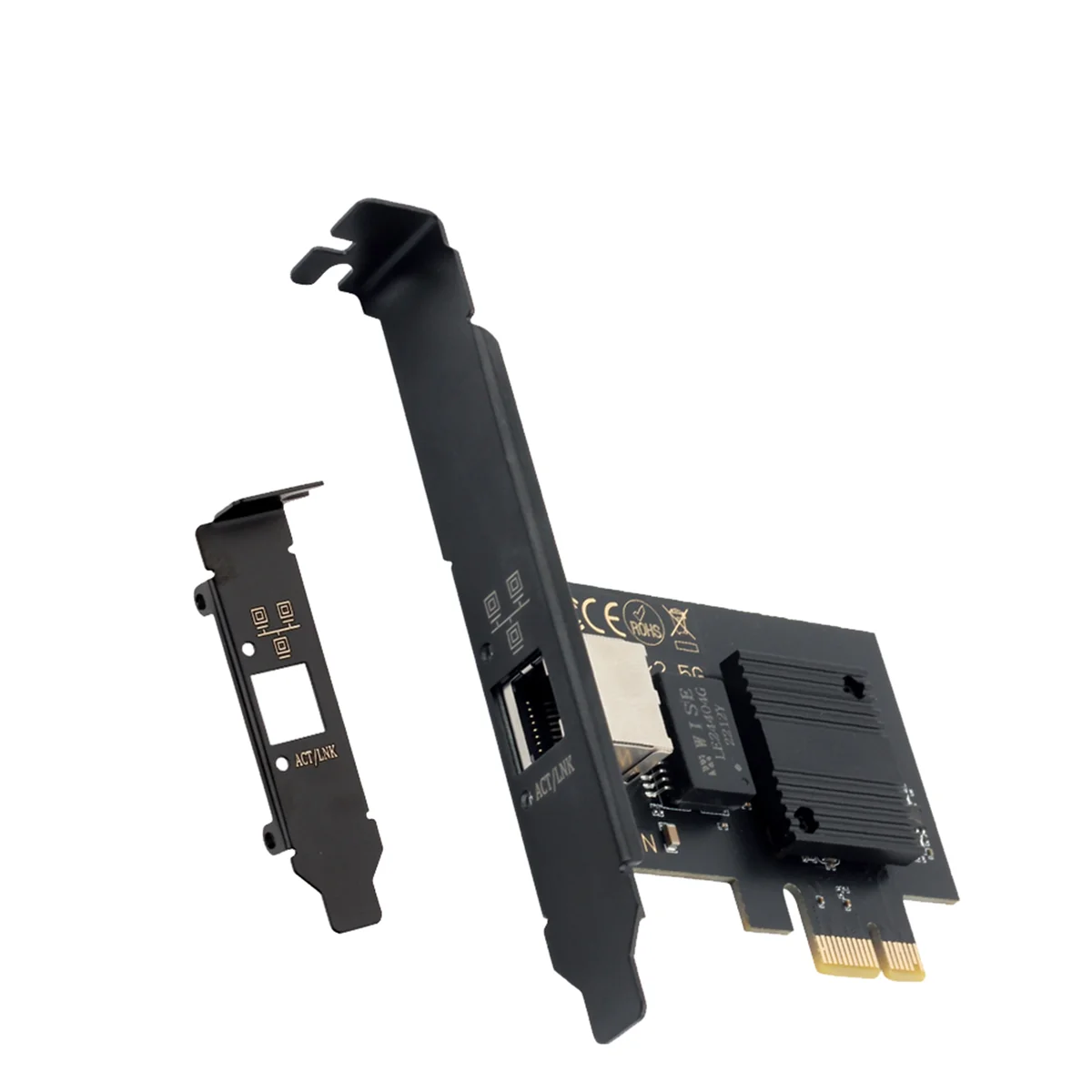 T07C-2500Mbps RJ45 I226 Network Card 2.5G Gigabit Ethernet Dual Ports 100/1000/2500Mbps Game Network Card for Desktop
T07C-2500Mbps RJ45 I226 Network Card 2.5G Gigabit Ethernet Dual Ports 100/1000/2500Mbps Game Network Card for Desktop