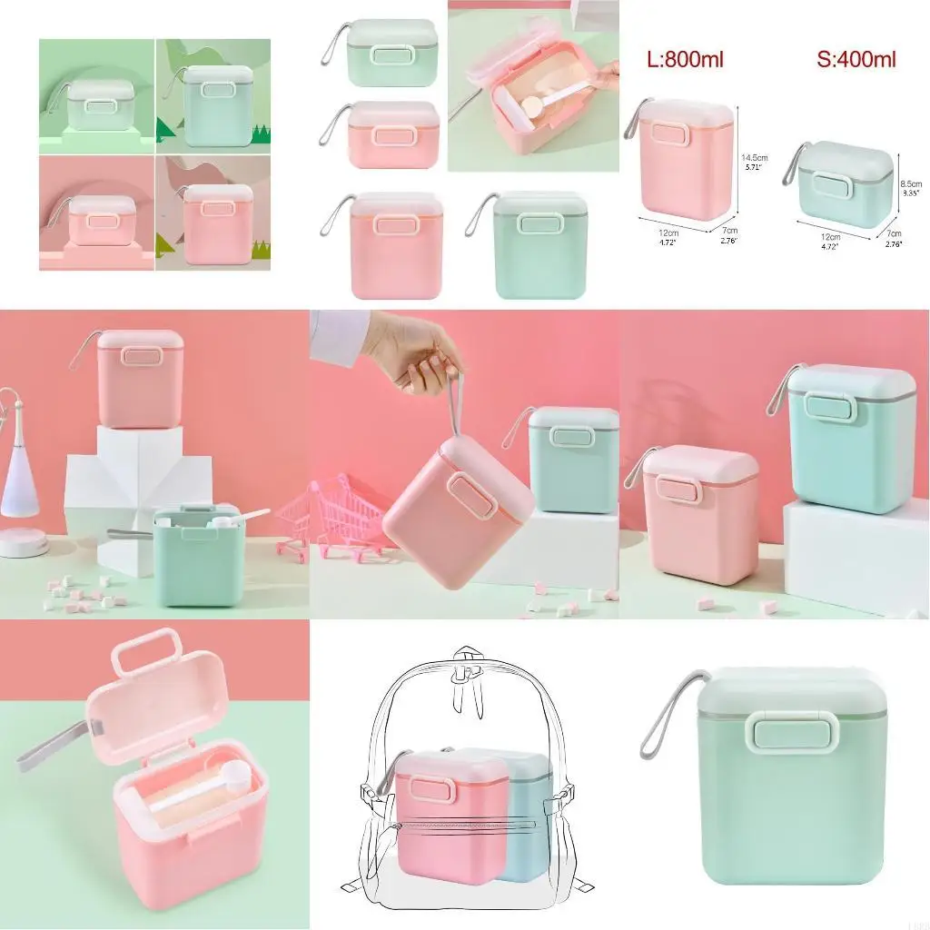 Baby Formula Dispenser with 400ml/800ml Milk Powder Storage Box Container L8RB
Baby Formula Dispenser with 400ml/800ml Milk Powder Storage Box Container L8RB