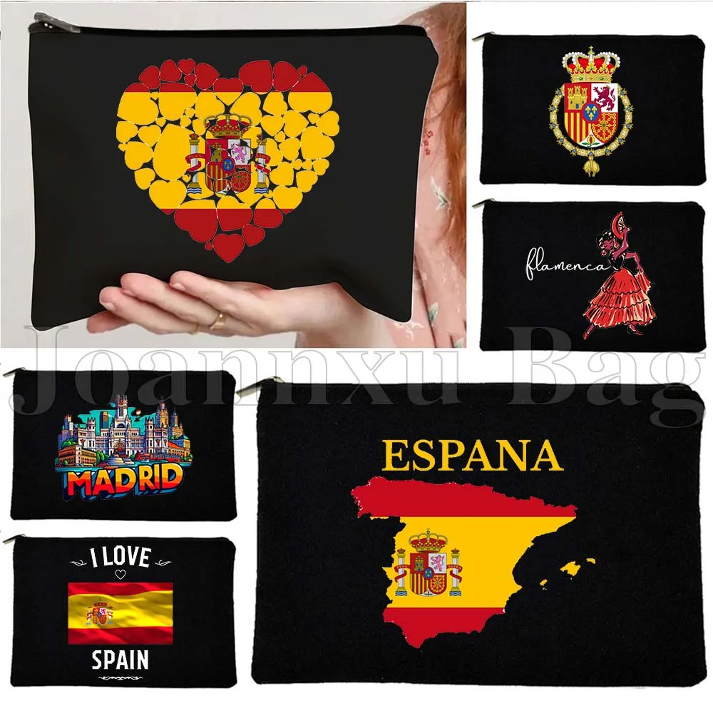 Spanish Girl Espaa Seville Spain National Flag Barcelona Spain Canvas Cosmetic Bag Storage Makeup Toilet Bag Pencil Case Pouch
Spanish Girl Espaa Seville Spain National Flag Barcelona Spain Canvas Cosmetic Bag Storage Makeup Toilet Bag Pencil Case Pouch