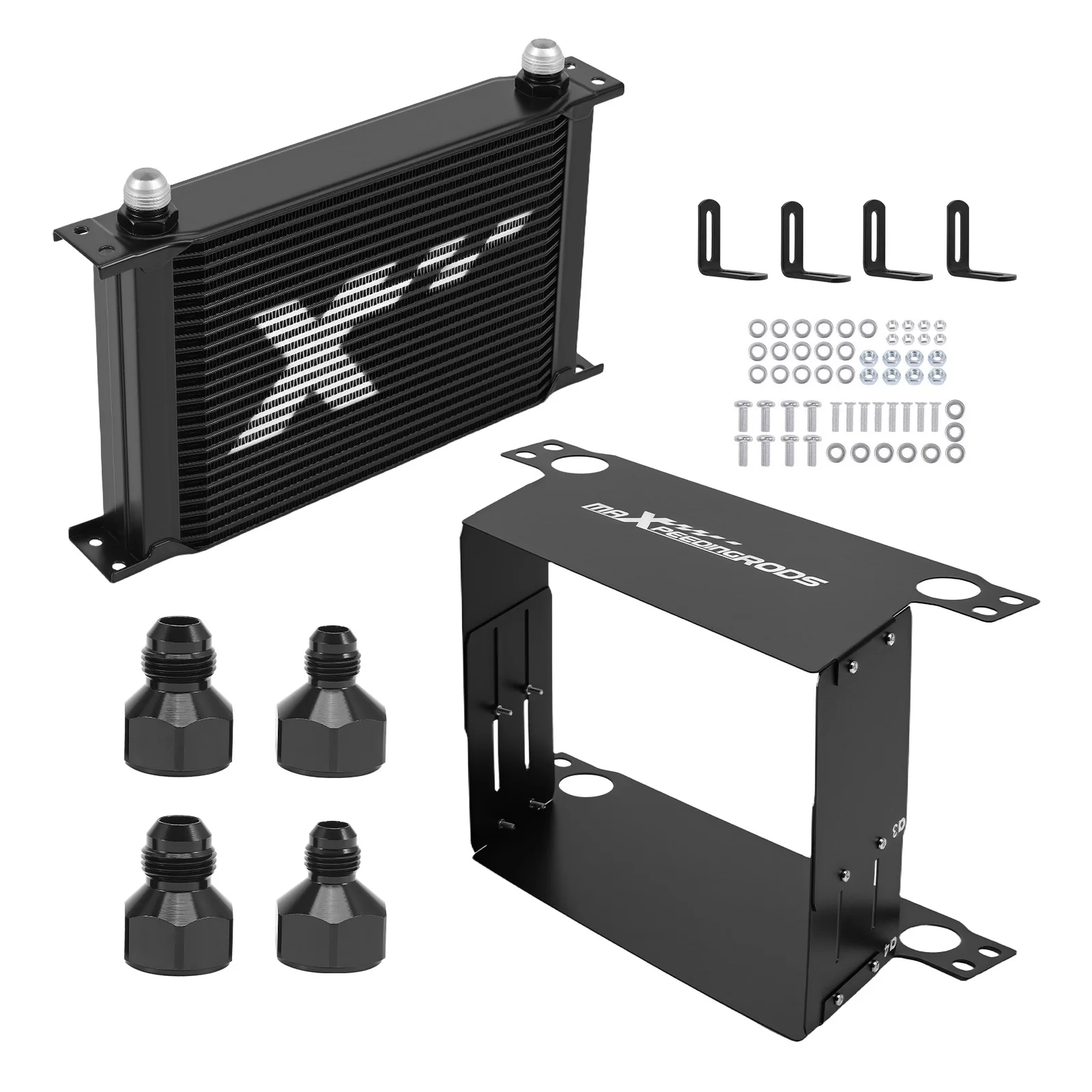 Universal Transmission Oil Cooler 25Row Aluminum AN10 AN8 AN6 Adapter Kit
Universal Transmission Oil Cooler 25Row Aluminum AN10 AN8 AN6 Adapter Kit