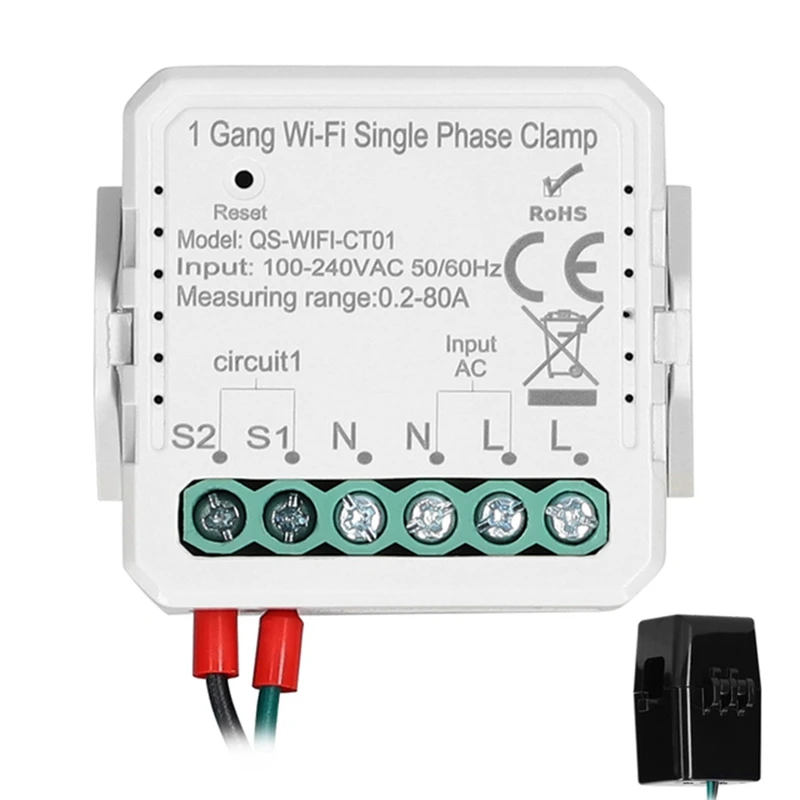 Newtuya Wi-Fi 80A однофазный зажим солнечный фотоэлектрический двунаправленный двухсторонний счетчик энергии управление через приложение
Newtuya Wi-Fi 80A однофазный зажим солнечный фотоэлектрический двунаправленный двухсторонний счетчик энергии управление через приложение