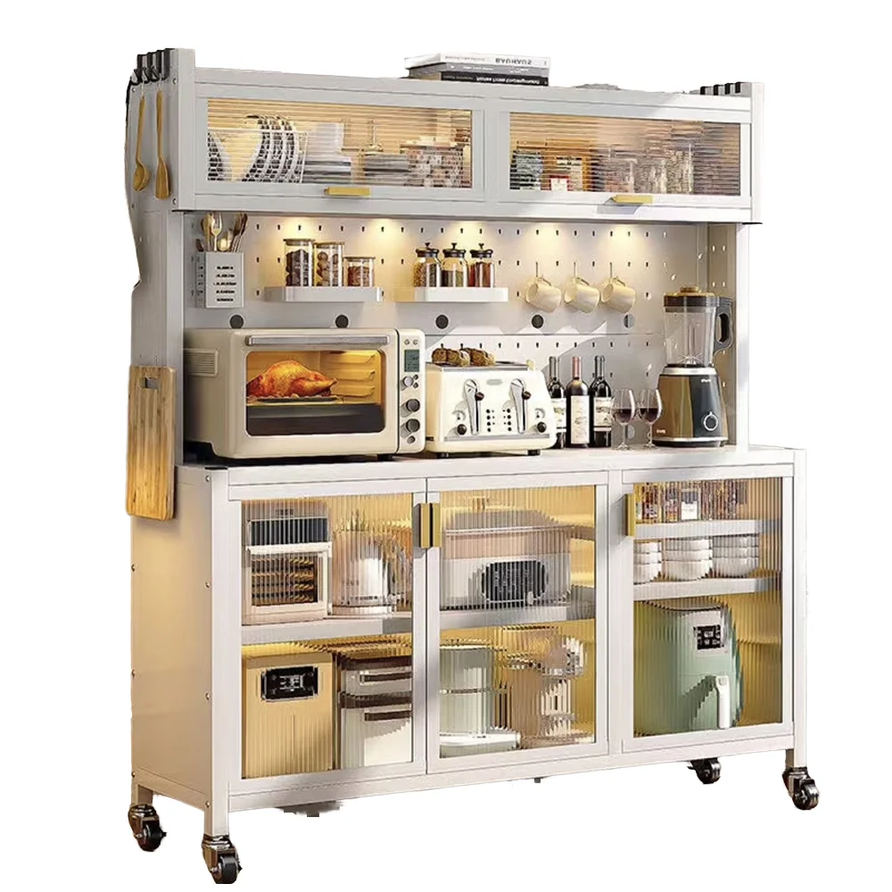 Black Steel Foldable Kitchen Rack Home Kitchen Dining Room Food Locker Shelf
Black Steel Foldable Kitchen Rack Home Kitchen Dining Room Food Locker Shelf