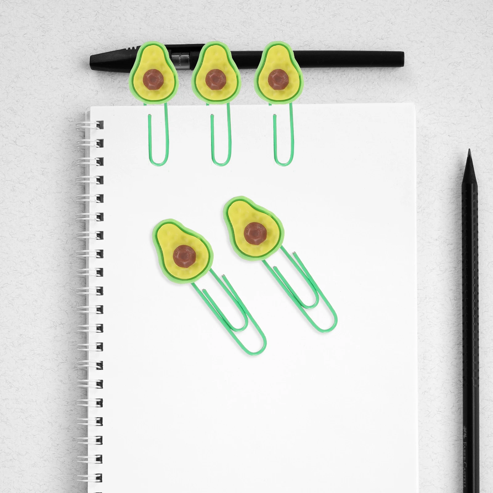 6pcs Avocado Bookmarks Fruit shaped Clips Lovely Office Supplies Mini Pins Household Decorative Practical Paper Clamps
6pcs Avocado Bookmarks Fruit shaped Clips Lovely Office Supplies Mini Pins Household Decorative Practical Paper Clamps