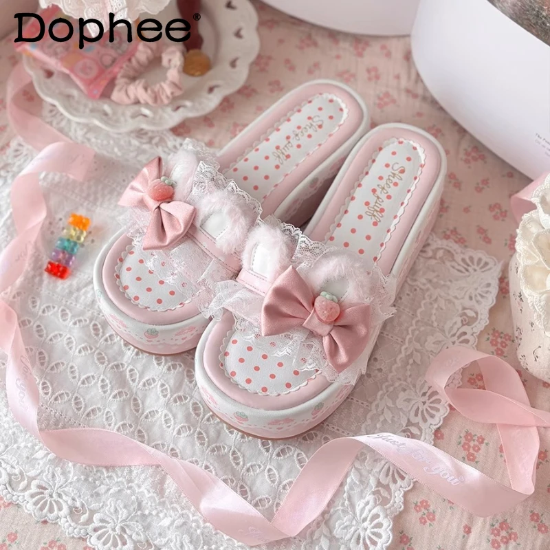 Original Lolita Sweet Thick Sandals 2025 New Summer Japanese Girls Elegant Cute Bow Lace Lo Sandals Women's High Heel Pumps
Original Lolita Sweet Thick Sandals 2025 New Summer Japanese Girls Elegant Cute Bow Lace Lo Sandals Women's High Heel Pumps