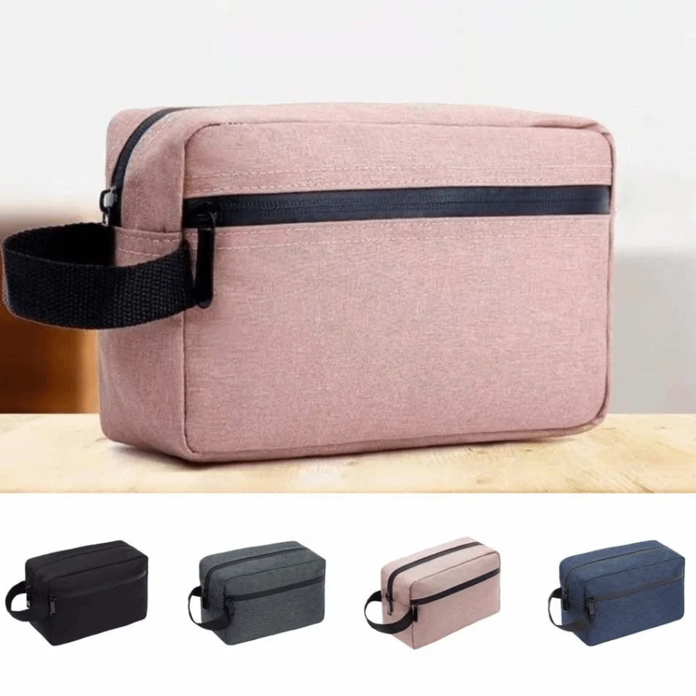 Simple Fashion Waterproof Travel Storage Bag Oxford Handle Men Wash Bag Zippered Cosmetic Storage Women Makeup Bag Toiletries
Simple Fashion Waterproof Travel Storage Bag Oxford Handle Men Wash Bag Zippered Cosmetic Storage Women Makeup Bag Toiletries