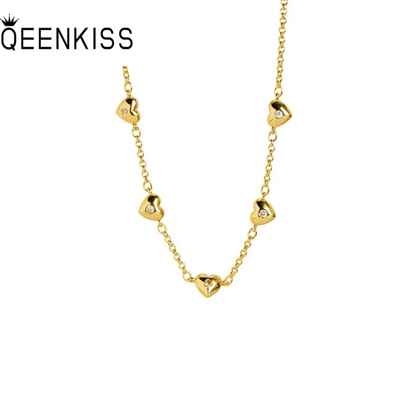 QEENKISS Gold Heart Necklace+Ring For Women Female Wedding Party Birthday Christmas Bride Mother Girlfriend Ladies Gifts JS581
QEENKISS Gold Heart Necklace+Ring For Women Female Wedding Party Birthday Christmas Bride Mother Girlfriend Ladies Gifts JS581