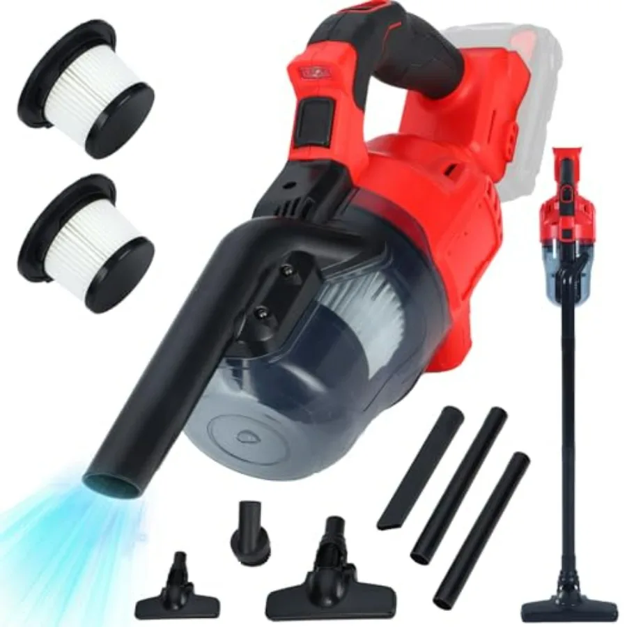 Cordless Vacuum Compatible with Milwaukee 18V Battery, Handheld Vacuum Cleaner with 2 Washable HEPA Filters, Brushless Vacuum fo
Cordless Vacuum Compatible with Milwaukee 18V Battery, Handheld Vacuum Cleaner with 2 Washable HEPA Filters, Brushless Vacuum fo