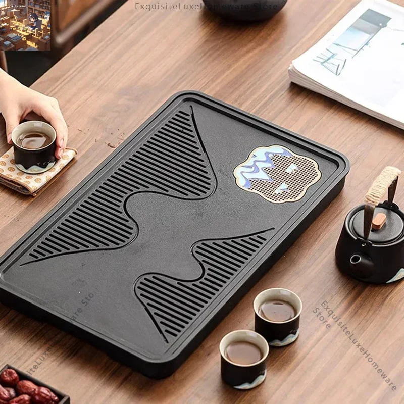 Table Office Tea Tray Serving Luxury Drainage Oil Rectangle Living Room Tea Tray Dishes Hospitality Bandejas Home Decorationgs
Table Office Tea Tray Serving Luxury Drainage Oil Rectangle Living Room Tea Tray Dishes Hospitality Bandejas Home Decorationgs