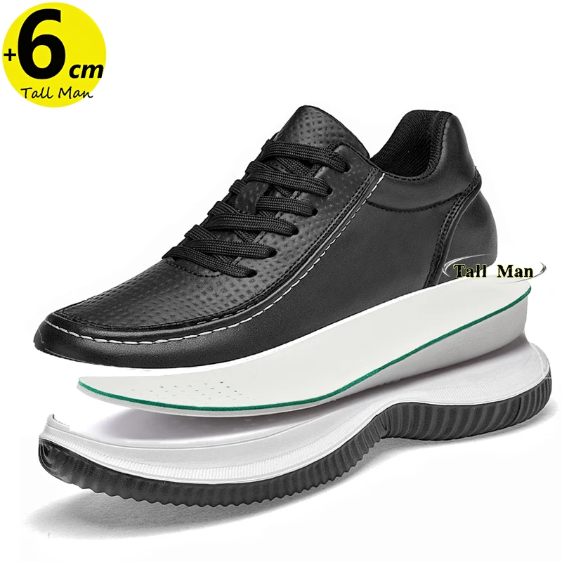 Leather Elevator Oxford Shoes Men and Women Height Increase Insoles Lift Sneakers Plus Size 37-45
Leather Elevator Oxford Shoes Men and Women Height Increase Insoles Lift Sneakers Plus Size 37-45