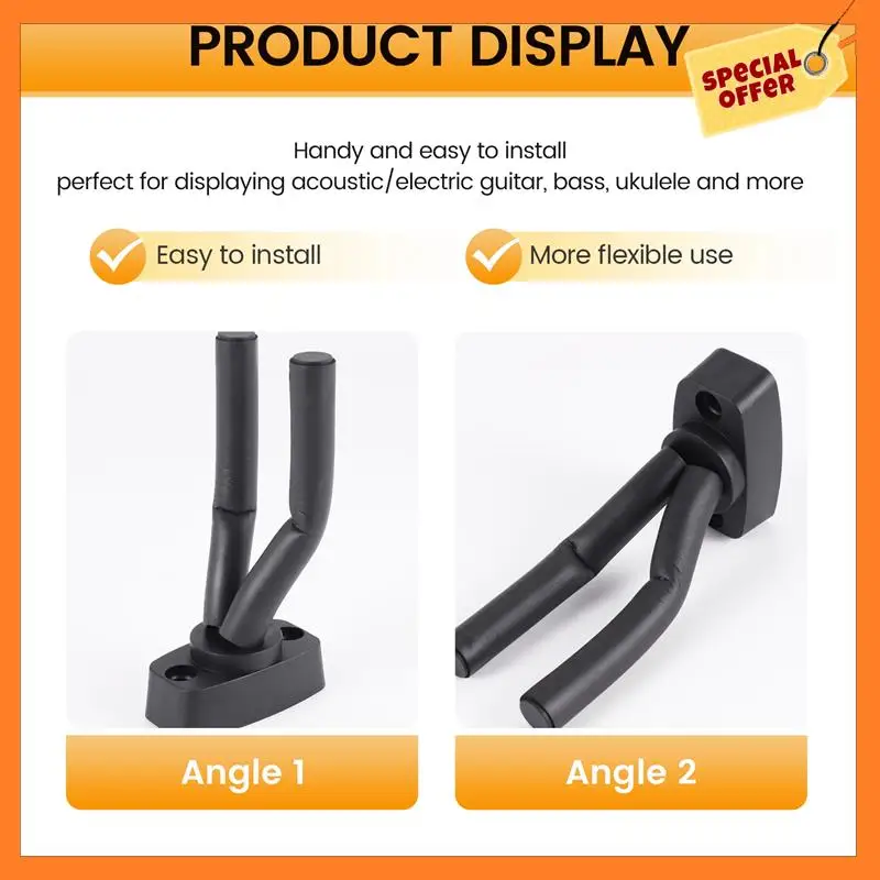 AD08-10Pcs Guitar Stand Guitar Hanger Holder Hook Rack Stand Wall Mount Home Studio Display For Guitar Bass
AD08-10Pcs Guitar Stand Guitar Hanger Holder Hook Rack Stand Wall Mount Home Studio Display For Guitar Bass