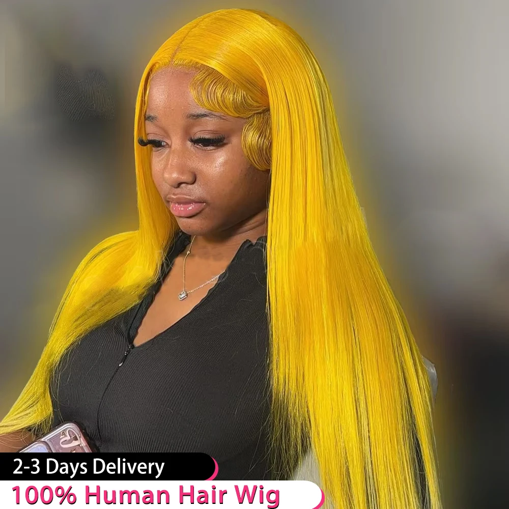 250 Density Yellow Silky Straight Lace Frontal Wigs 13x6 HD Transparent Lace Front Human Hair Wigs Brazilian Preplcuked For Wome
250 Density Yellow Silky Straight Lace Frontal Wigs 13x6 HD Transparent Lace Front Human Hair Wigs Brazilian Preplcuked For Wome