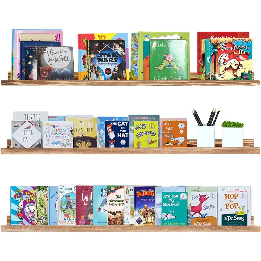 Picture Ledge Shelf Wall Ledge Floating Shelves for Photo Frames Kids Book Shelves Wall Mounted Burnt Wall Display
Picture Ledge Shelf Wall Ledge Floating Shelves for Photo Frames Kids Book Shelves Wall Mounted Burnt Wall Display