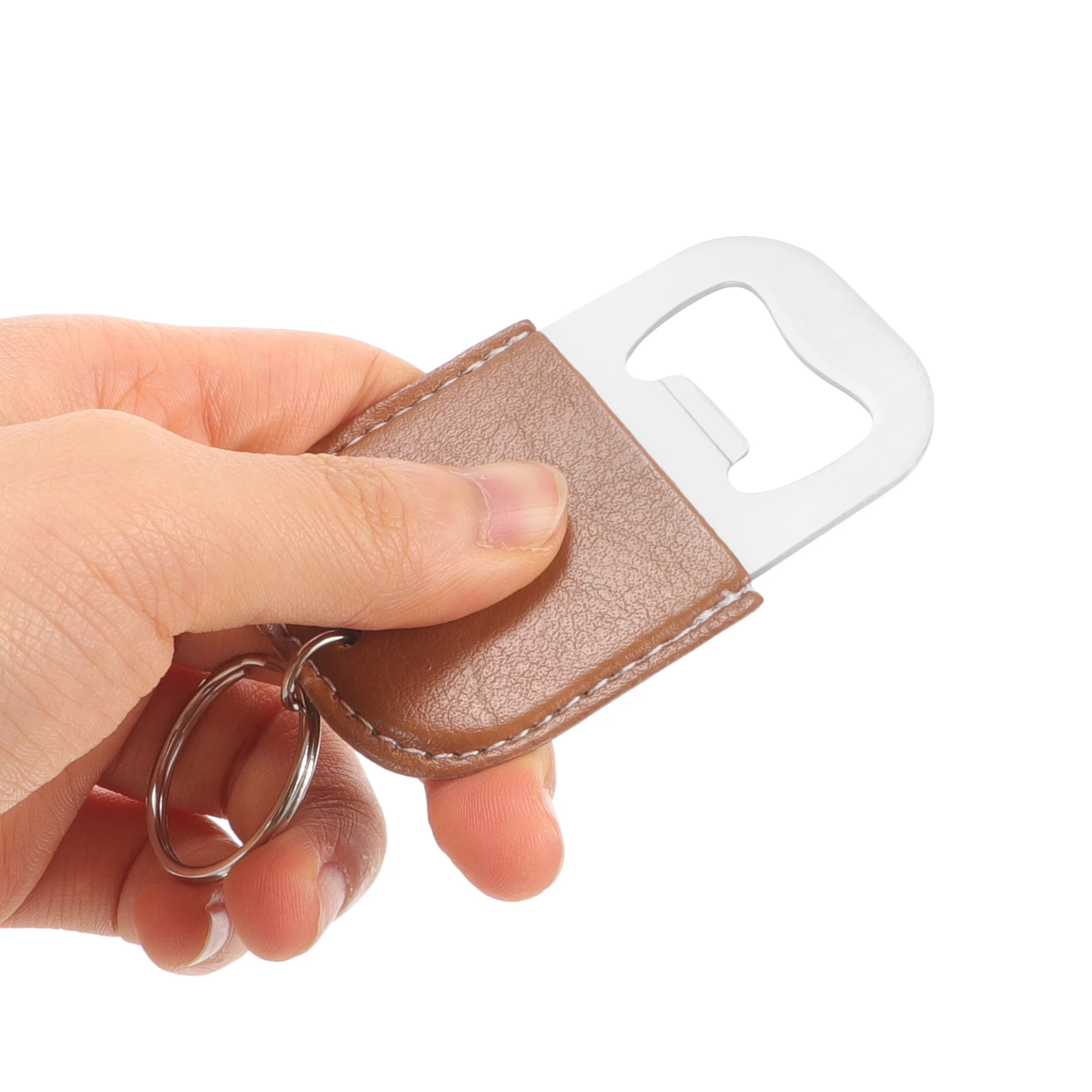 2pcs Keychain Bottle Opener Flat Stainless Steel 304 Beer Soda Beverage Opener Lid Remover Cool Gift for Men Blue Brown 
2pcs Keychain Bottle Opener Flat Stainless Steel 304 Beer Soda Beverage Opener Lid Remover Cool Gift for Men Blue Brown