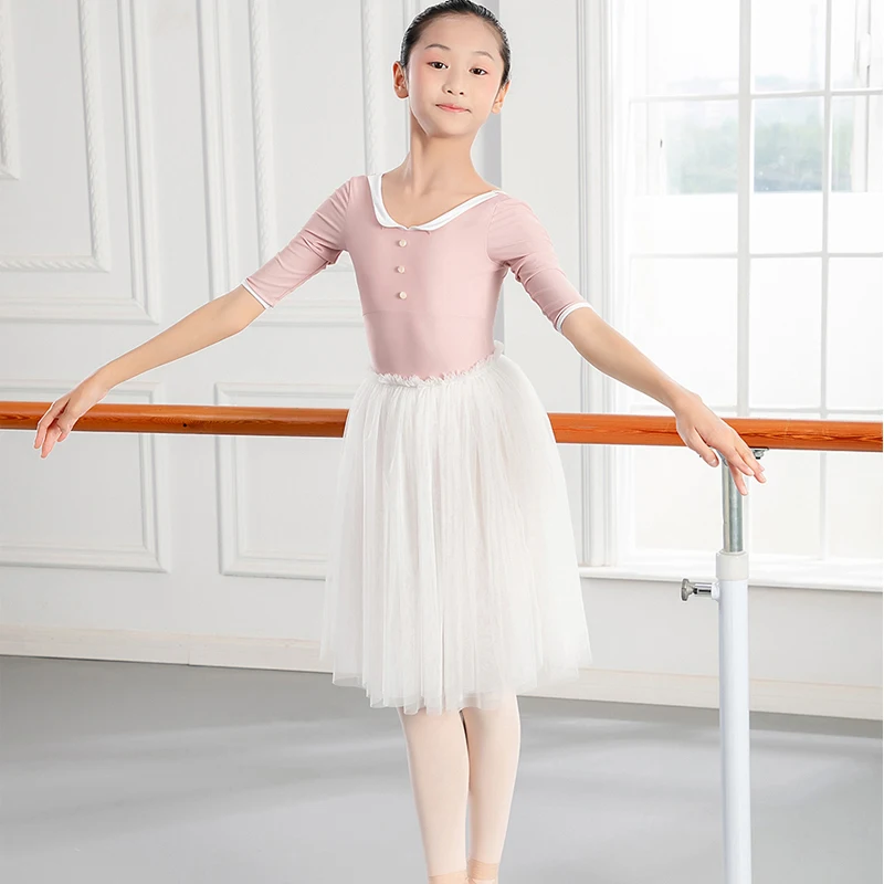 Peter Pan Collar Girl Ballet Cloth Kids Dance Leotard Gymnastics Rhythimic Modern Vintage Nylon Swim Wear Bodysuit
Peter Pan Collar Girl Ballet Cloth Kids Dance Leotard Gymnastics Rhythimic Modern Vintage Nylon Swim Wear Bodysuit