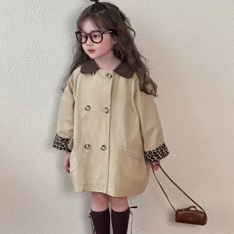 Girl's Trench Coat 2026 Spring New Collection Kids Mid-Length Korean Style Baby Clothes Children's Wear 1-8T
Girl's Trench Coat 2026 Spring New Collection Kids Mid-Length Korean Style Baby Clothes Children's Wear 1-8T