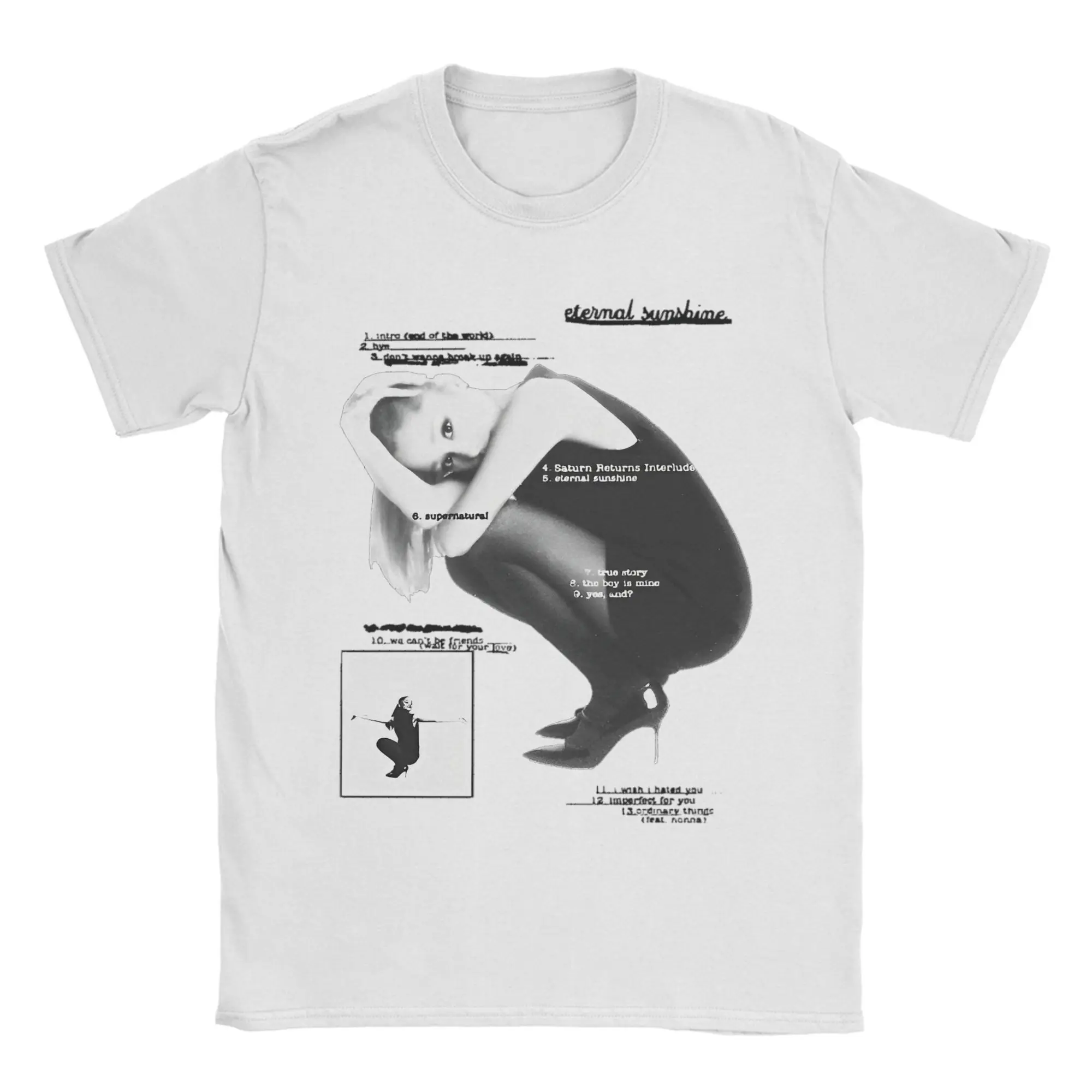 eternal sunshine Album 2025 Arianaed Singer Grandes Tee Shirt for Men Women Gift T Shirts Cotton Clothing
eternal sunshine Album 2025 Arianaed Singer Grandes Tee Shirt for Men Women Gift T Shirts Cotton Clothing