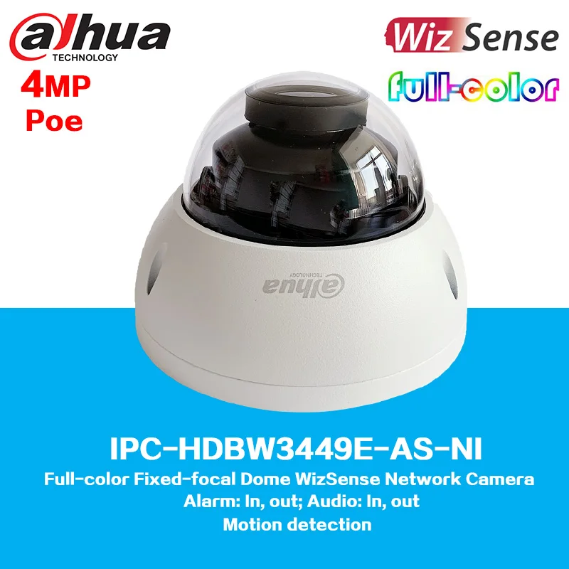 2020Dahua 4MP Lite AI полноцветная IP-камера IPC-HDBW3449E-AS-NI WizSense Series поддержка H.265 PoE будильник & Audi
2020Dahua 4MP Lite AI полноцветная IP-камера IPC-HDBW3449E-AS-NI WizSense Series поддержка H.265 PoE будильник & Audi
